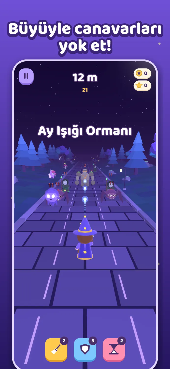 Tiny Mage: Endless Run screenshot 1 (TR)