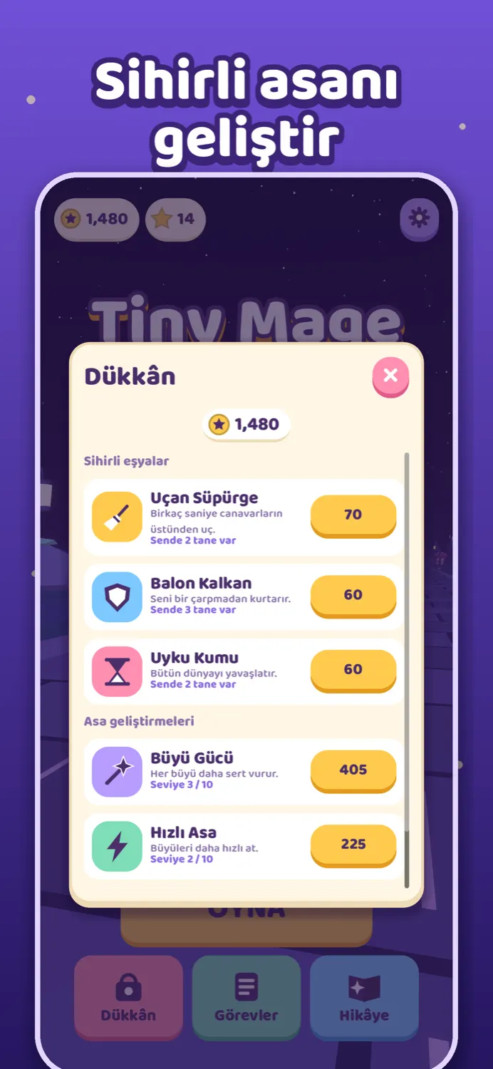 Tiny Mage: Endless Run screenshot 5 (TR)